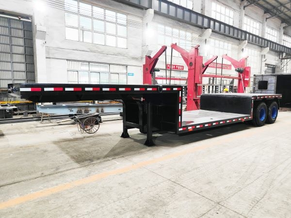 11 Meters Two Axles Communication Equipment Special Low Bed Trailer