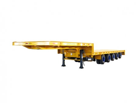 5 Axles Extendable Lowbed Trailer 